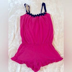 Betsey Johnson intimates size small hot pink